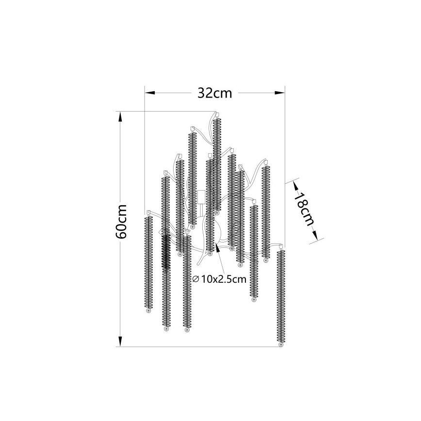 Globo - LED sienas gaismeklis 3xG9/8W/230V