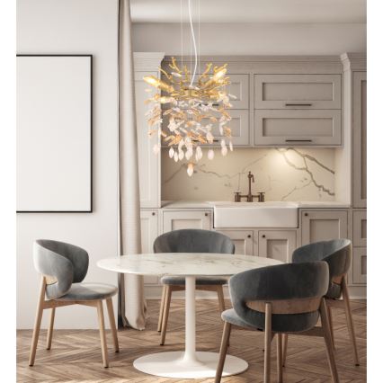 Globo - Lustra uz troses 4xE14/40W/230V zelta krāsas