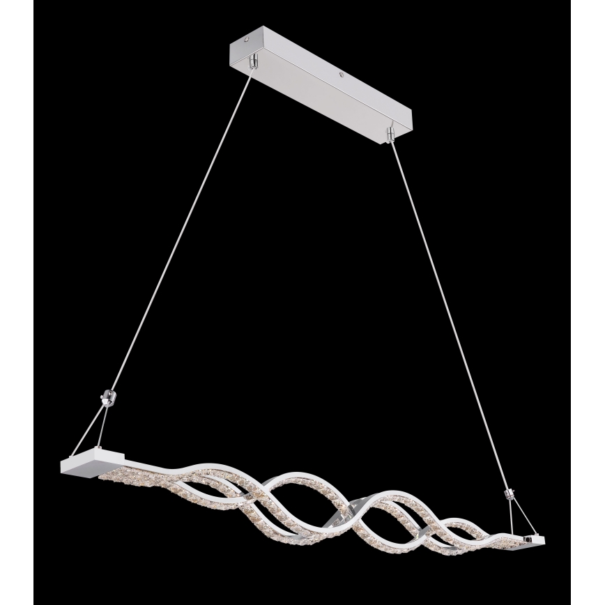 Globo - LED lustra ar regulējamu spilgtumu uz troses LED/30W/230V + ar tālvadības pulti