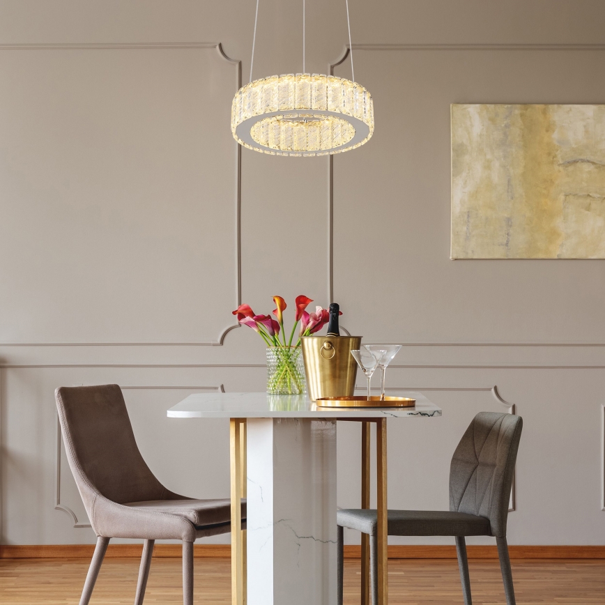 Globo - LED regulējams lustra ar vadu LED/30W/230V 2700-6000K diam. 30 cm + tālvadības pults