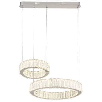 Globo - LED regulējams lustra ar vadu LED/80W/230V 2700-6000K + tālvadības pults