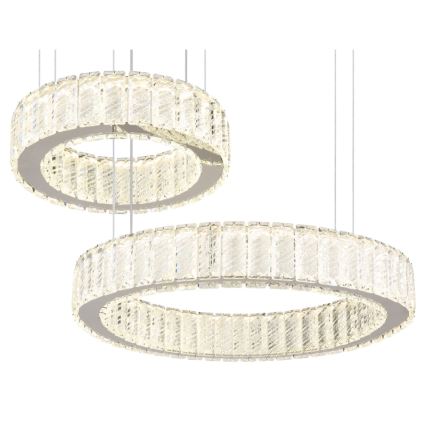 Globo - LED regulējams lustra ar vadu LED/80W/230V 2700-6000K + tālvadības pults