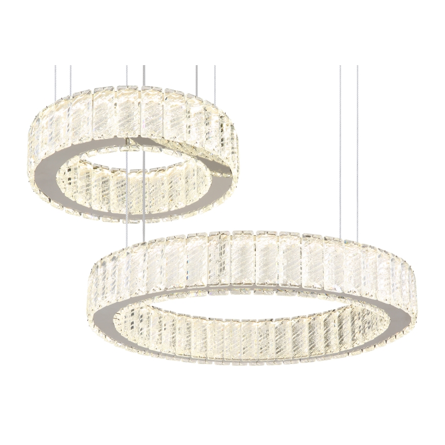 Globo - LED regulējams lustra ar vadu LED/80W/230V 2700-6000K + tālvadības pults