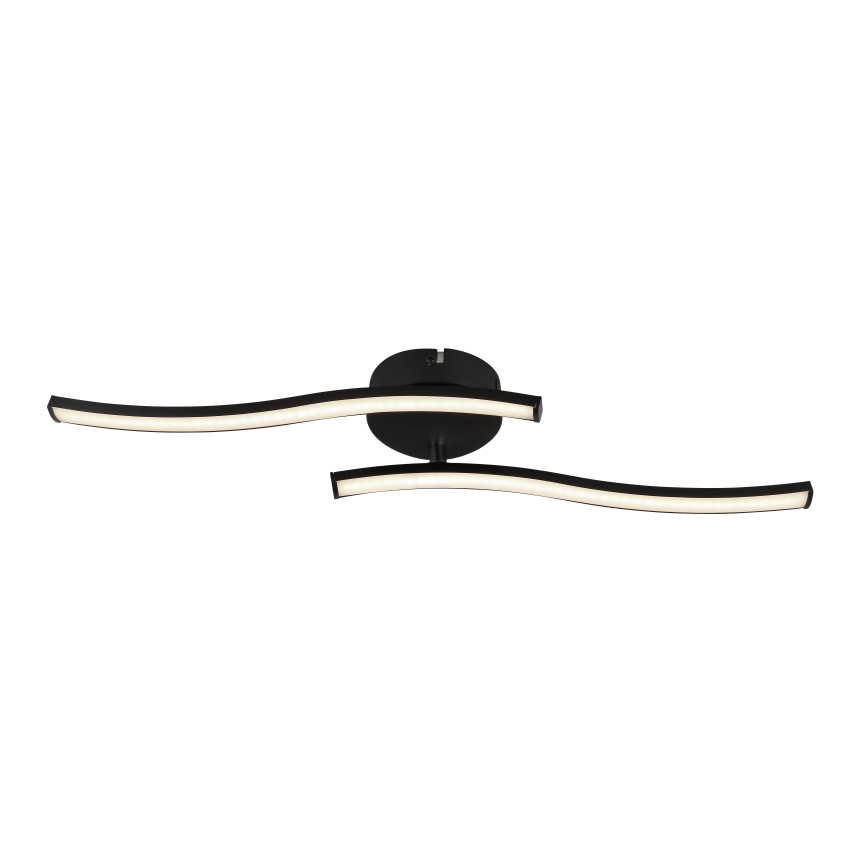 Globo - LED Griestu lampa 2xLED/6W/230V melna
