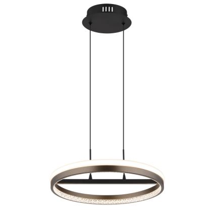 Globo - LED Lustra ar auklu LED/40W/230V 3000/4000/6000K d. 39,7 cm brūna