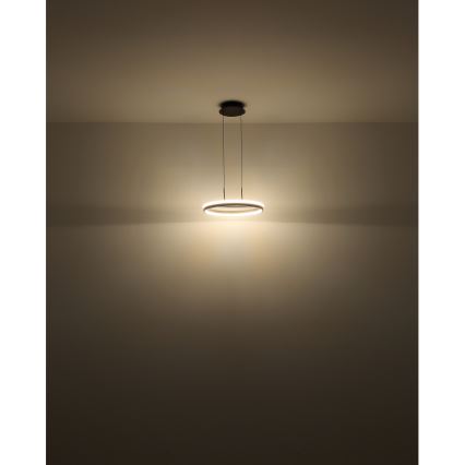 Globo - LED Lustra ar auklu LED/40W/230V 3000/4000/6000K d. 39,7 cm brūna