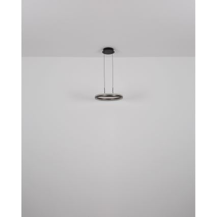 Globo - LED Lustra ar auklu LED/40W/230V 3000/4000/6000K d. 39,7 cm brūna
