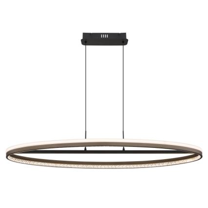 Globo - LED Lustra ar auklu LED/60W/230V 3000/4000/6000K brūna