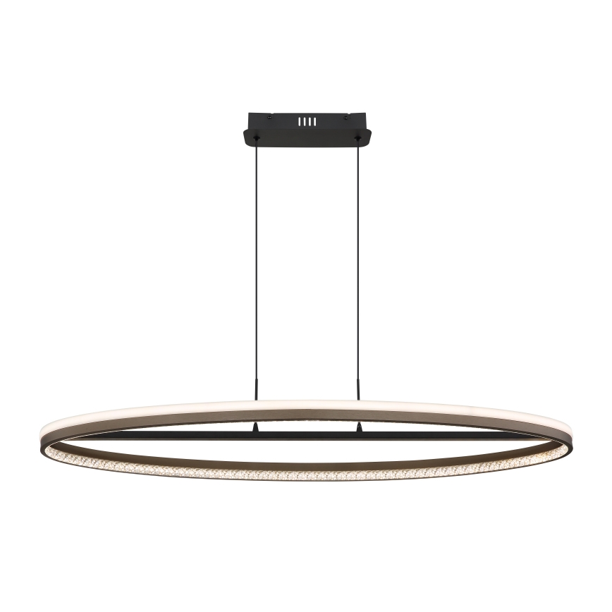Globo - LED Lustra ar auklu LED/60W/230V 3000/4000/6000K brūna
