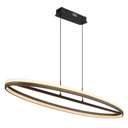 Globo - LED Lustra ar auklu LED/60W/230V 3000/4000/6000K brūna
