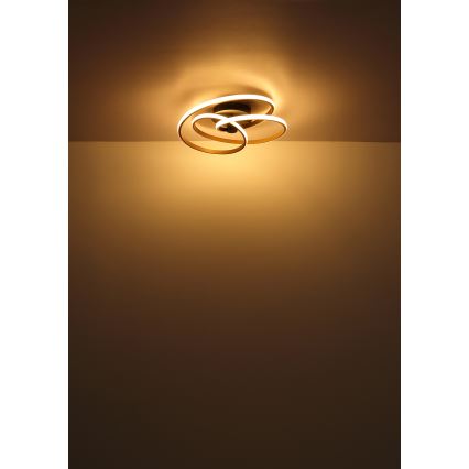 Globo - LED Virsapmetuma lustra LED/40W/230V 3000K matēts hroms/melna