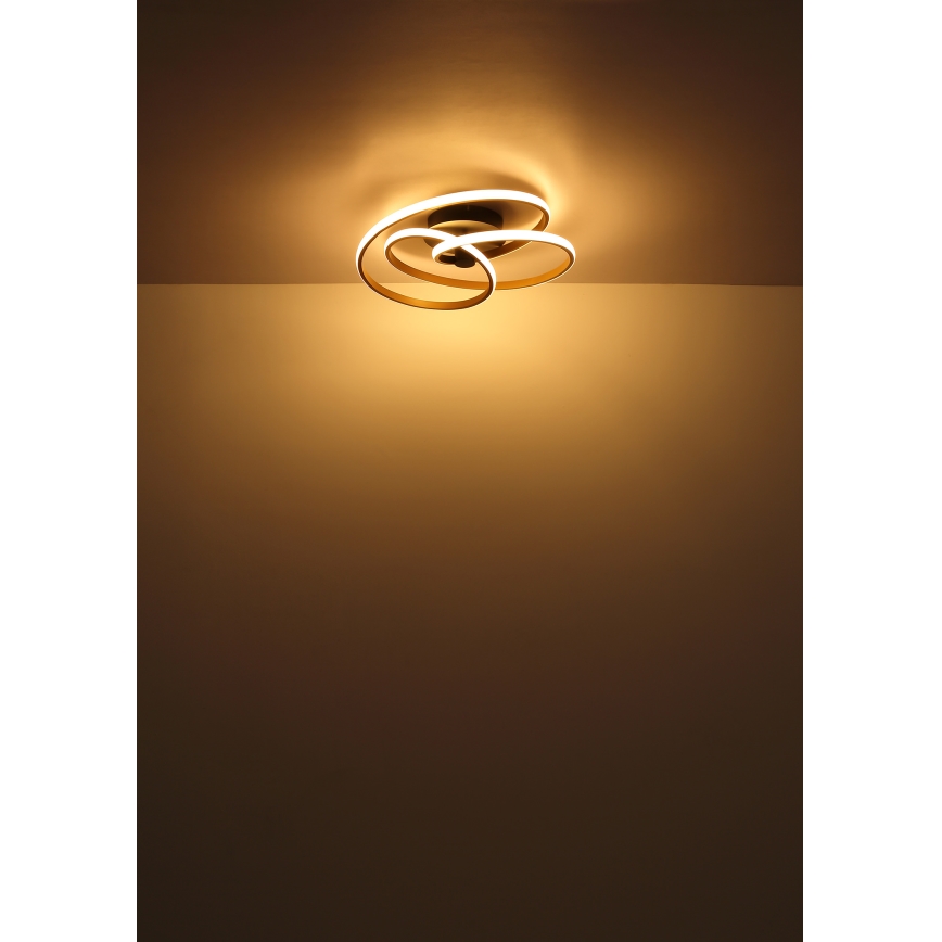 Globo - LED Virsapmetuma lustra LED/40W/230V 3000K matēts hroms/melna