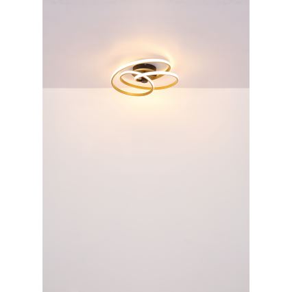 Globo - LED Virsapmetuma lustra LED/40W/230V 3000K matēts hroms/melna