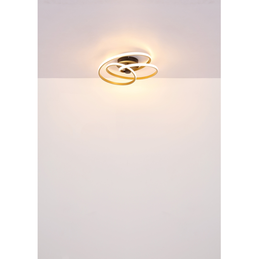 Globo - LED Virsapmetuma lustra LED/40W/230V 3000K matēts hroms/melna