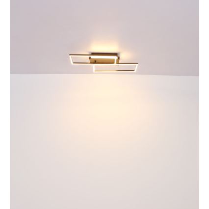 Globo - LED Griestu lampa LED/40W/230V 62x27 cm matēts hroms/melna