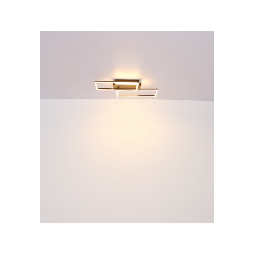 Globo - LED Griestu lampa LED/40W/230V 62x27 cm matēts hroms/melna