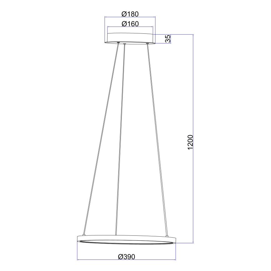 Globo - LED Lustra ar auklu LED/19W/230V