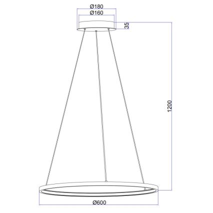 Globo - LED Lustra uz auklas LED/29W/230V