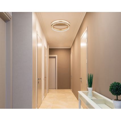 Globo - LED Aptumšojama kristāla griestu lampa LED/36W/230V 2700K-6000K + tālvadības pults