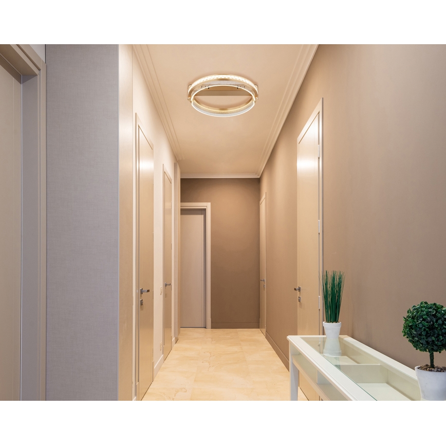 Globo - LED Aptumšojama kristāla griestu lampa LED/36W/230V 2700K-6000K + tālvadības pults