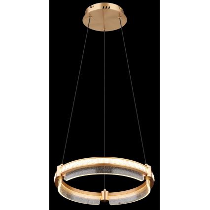 Globo - LED Aptumšojama kristāla lustra ar auklu LED/36W/230V 2700K-6000K + tālvadības pults