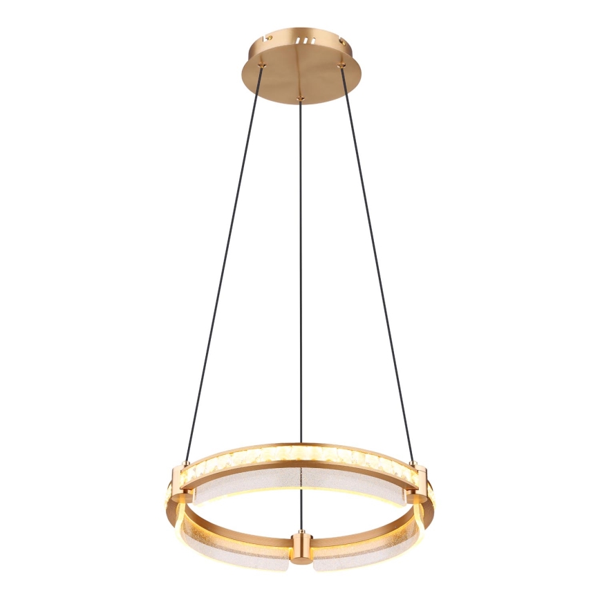 Globo - LED Aptumšojama kristāla lustra ar auklu LED/36W/230V 2700K-6000K + tālvadības pults