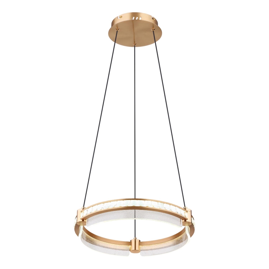 Globo - LED Aptumšojama kristāla lustra ar auklu LED/36W/230V 2700K-6000K + tālvadības pults