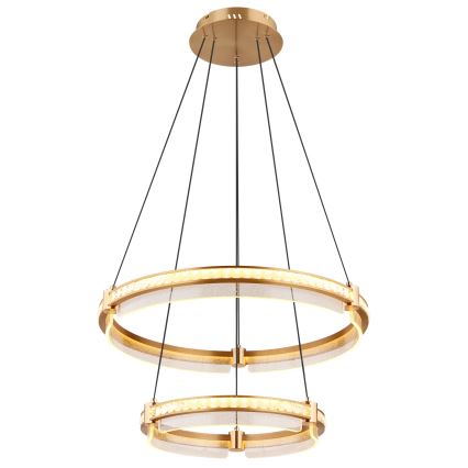 Globo - LED Aptumšojama kristāls lustra ar auklu LED/78W/230V 2700K-6000K + tālvadības pults
