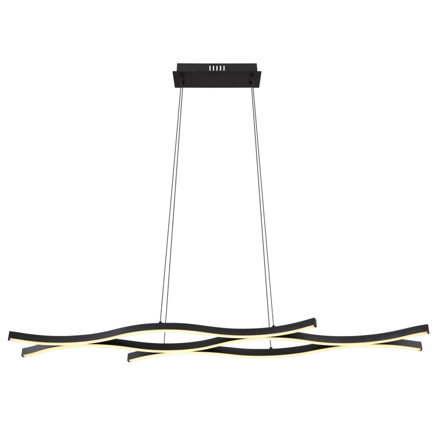 Globo - LED Lustra ar auklu LED/35W/230V melna