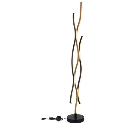 Globo - LED Grīdas stāvlampa LED/28W/230V 3000K melna/zelta