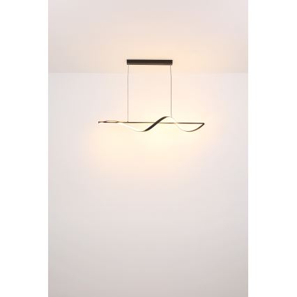 Globo - LED Lustra ar auklu LED/24W/230V 3000K melna