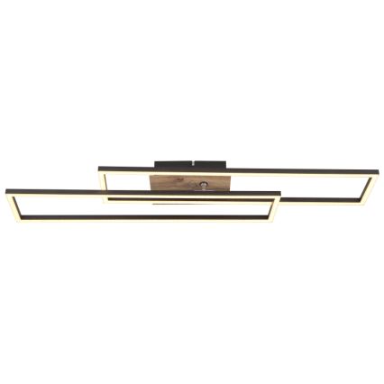 Globo - LED Griestu lampa LED/30W/230V 3000K 60x80 cm melna