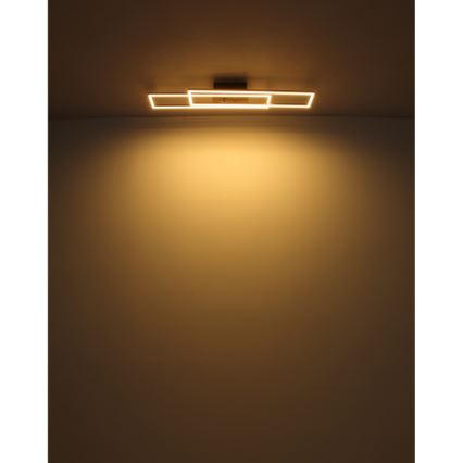 Globo - LED Griestu lampa LED/30W/230V 3000K 60x80 cm melna