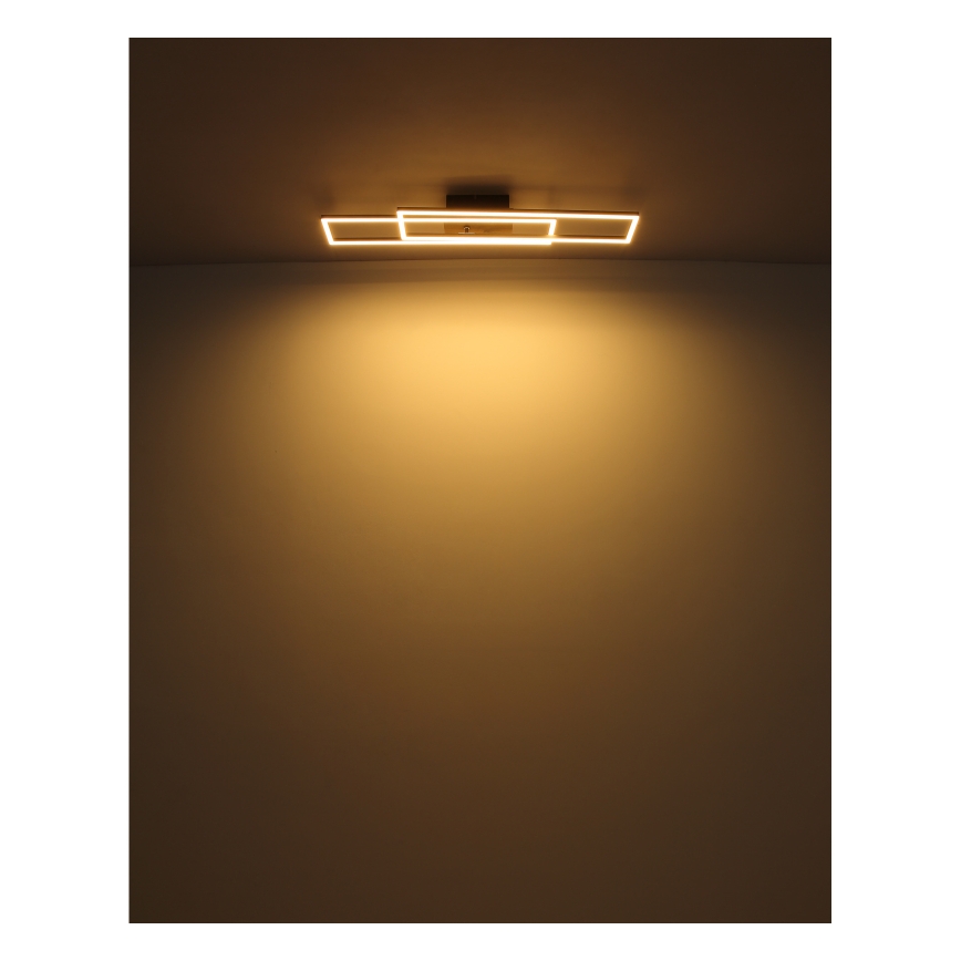 Globo - LED Griestu lampa LED/30W/230V 3000K 60x80 cm melna