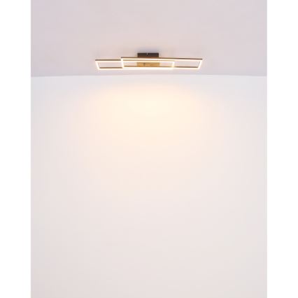 Globo - LED Griestu lampa LED/30W/230V 3000K 60x80 cm melna