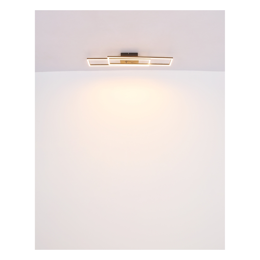 Globo - LED Griestu lampa LED/30W/230V 3000K 60x80 cm melna