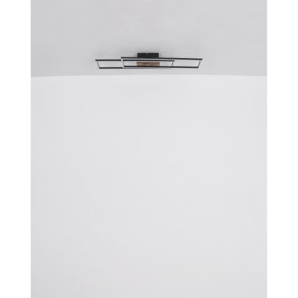Globo - LED Griestu lampa LED/30W/230V 3000K 60x80 cm melna