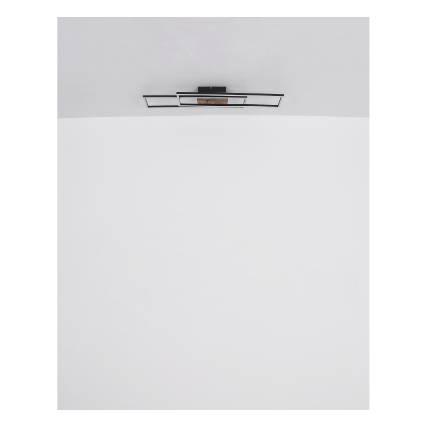 Globo - LED Griestu lampa LED/30W/230V 3000K 60x80 cm melna