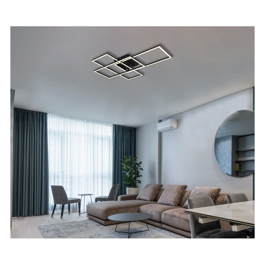Globo - LED Aptumšojama griestu lampa LED/40W/230V 2700-6500K 51x74 cm Wi-Fi Tuya + tālvadības pults