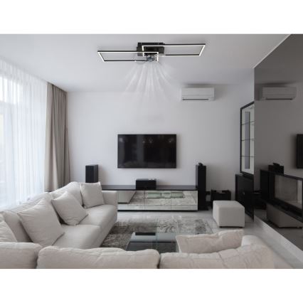 Globo - LED aptumšojama griestu lampa ar ventilatoru LED/38W/230V 3000-6500K + tālvadība