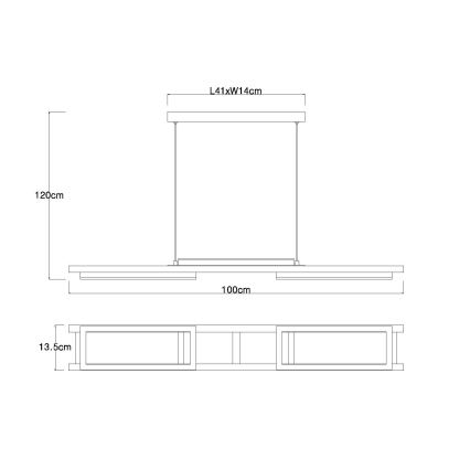 Globo - LED Lustra ar auklu LED/30W/230V