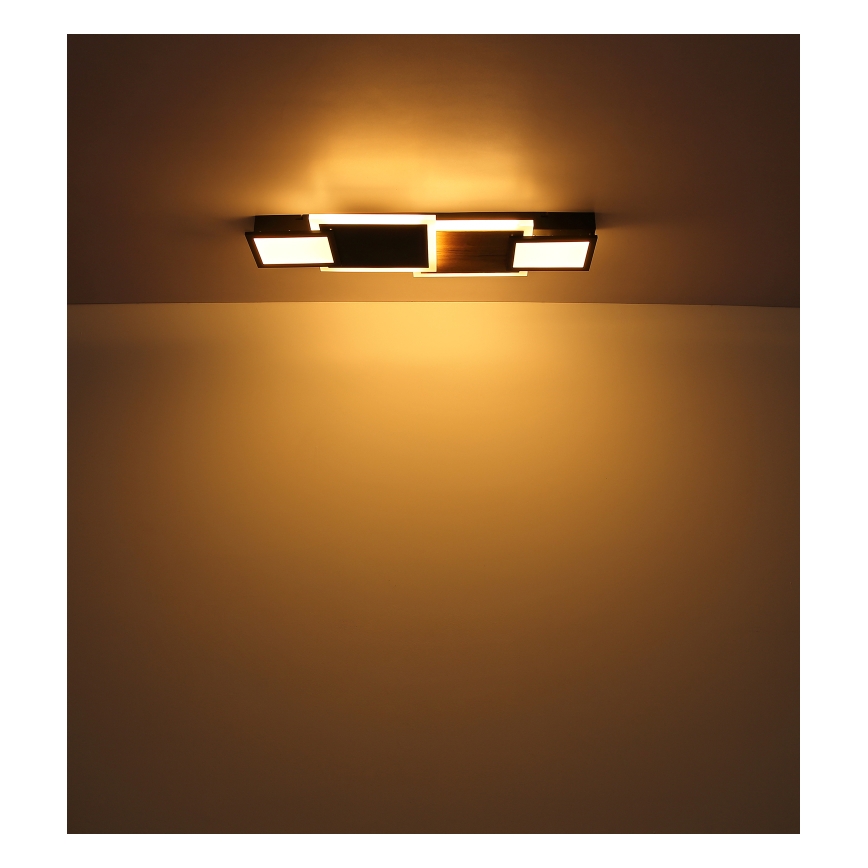 Globo 67279-30 - LED griestu lampa CAROLINE LED/30W/230V 25x71,5 cm bēša/melna