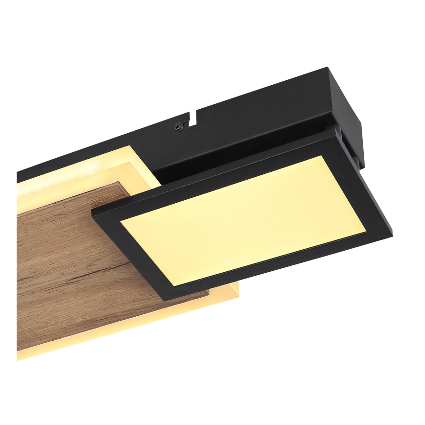 Globo 67279-30 - LED griestu lampa CAROLINE LED/30W/230V 25x71,5 cm bēša/melna
