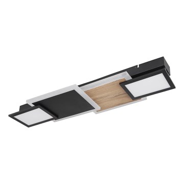Globo 67279-30 - LED griestu lampa CAROLINE LED/30W/230V 25x71,5 cm bēša/melna