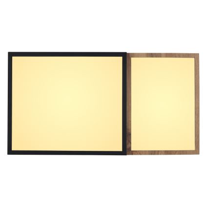 Globo 67286-30 - LED griestu gaismeklis GUNDI LED/30W/230V 35x65 cm brūns/melns