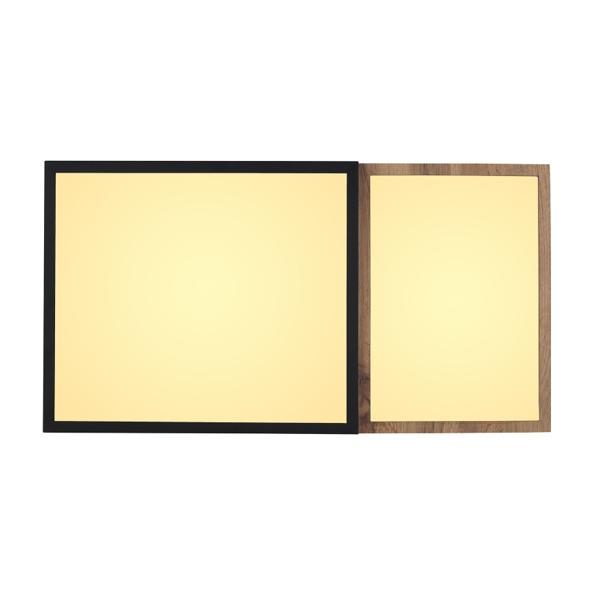 Globo 67286-30 - LED griestu gaismeklis GUNDI LED/30W/230V 35x65 cm brūns/melns