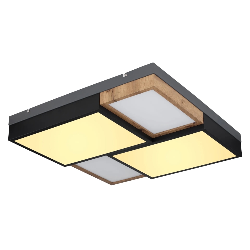 Globo 67286-50 - LED griestu lampa GUNDI LED/50W/230V 60x60 cm brūna/melna