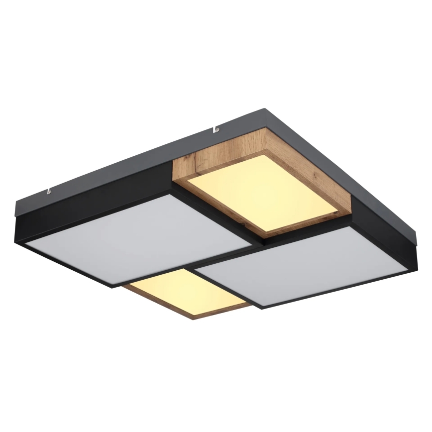 Globo 67286-50 - LED griestu lampa GUNDI LED/50W/230V 60x60 cm brūna/melna