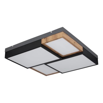 Globo 67286-50 - LED griestu lampa GUNDI LED/50W/230V 60x60 cm brūna/melna
