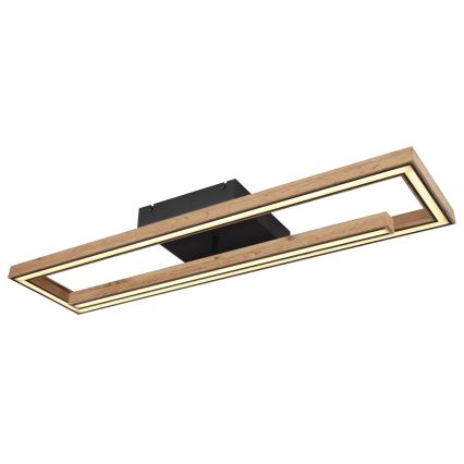 Globo 67287D1 - LED griestu gaismeklis MANDERA LED/36W/230V 20x80 cm brūns